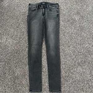 Abercrombie & Fitch Harper Super Skinny Gray Black Wash